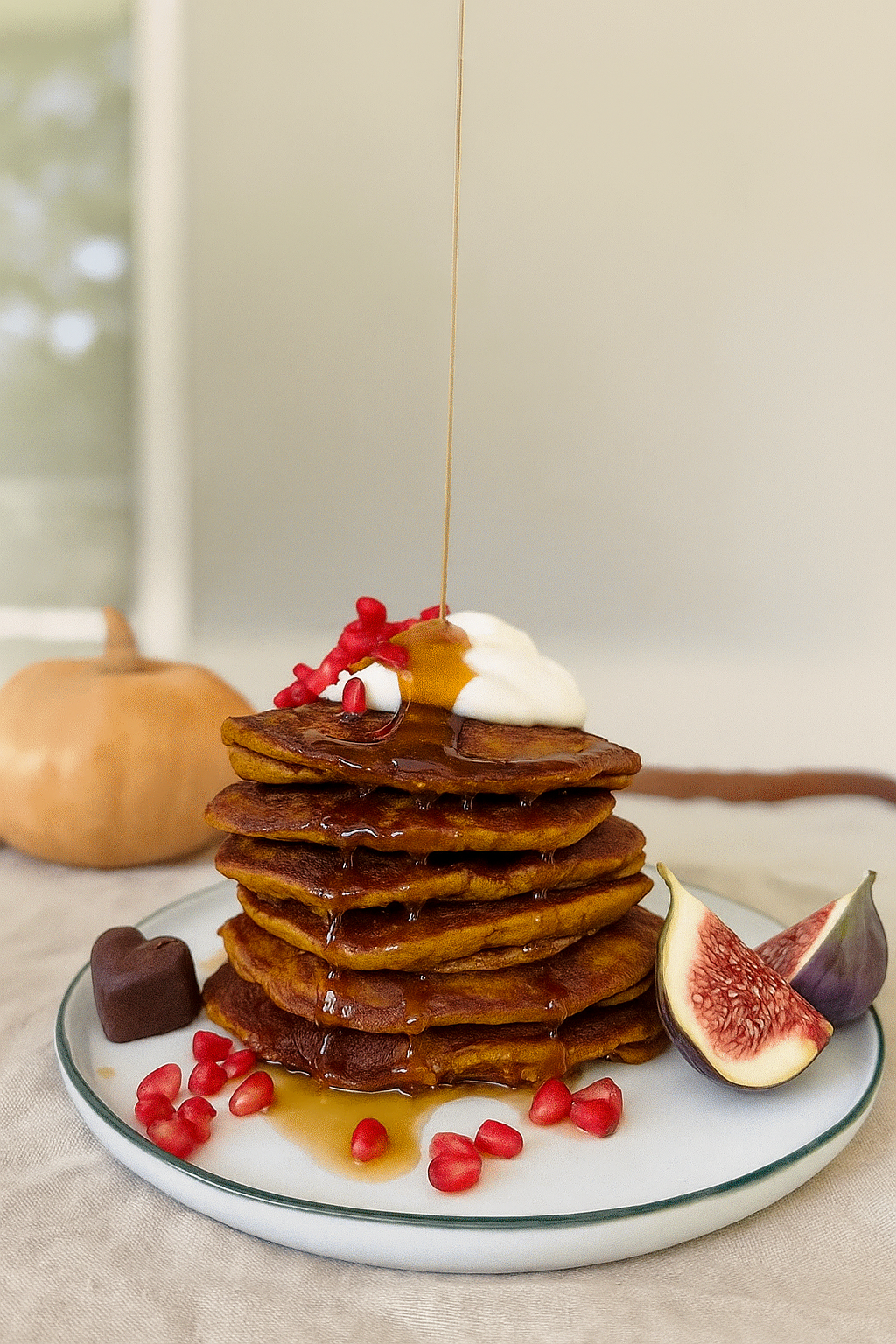 Golden Pumpkin Pancakes