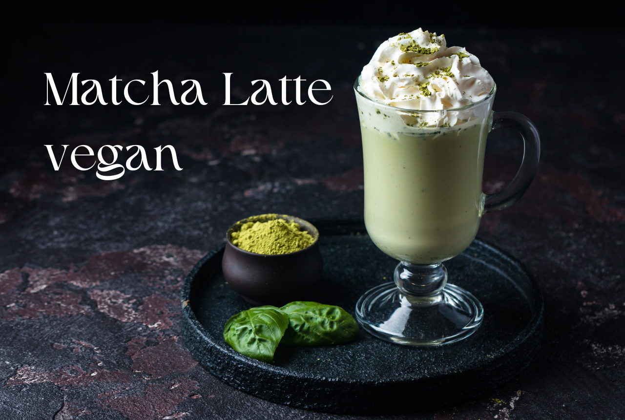 Matcha Latte vegan Beitragsbild