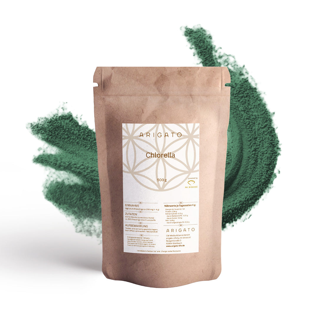Premium Chlorella in Therapiequalität (Pestizidfrei)