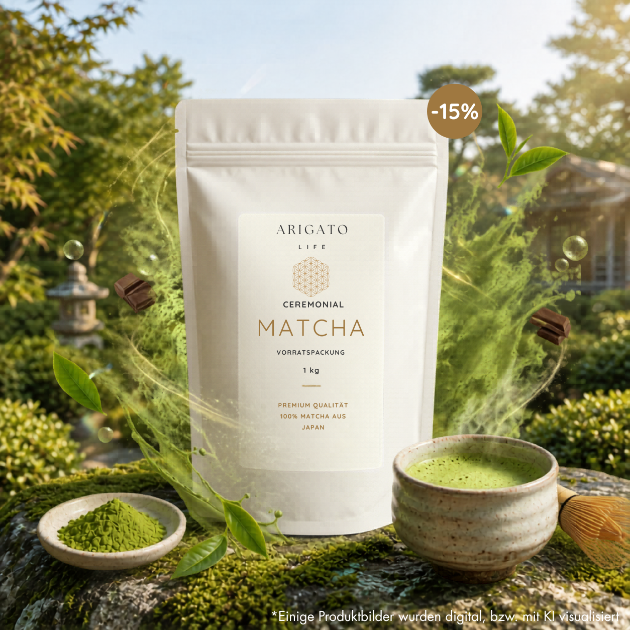 1 KG Matcha Mega Pack - Contest Blend Qualität aus Japan